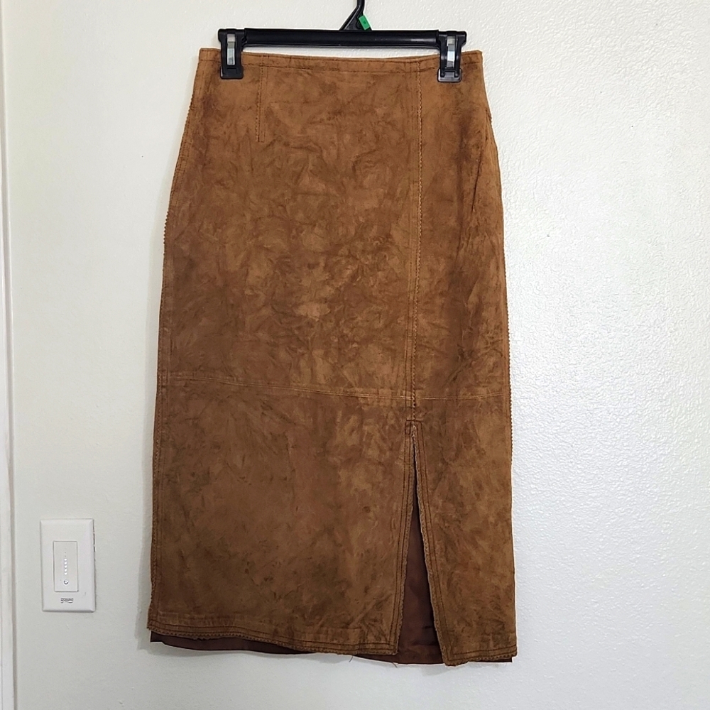 Suede Skirt
